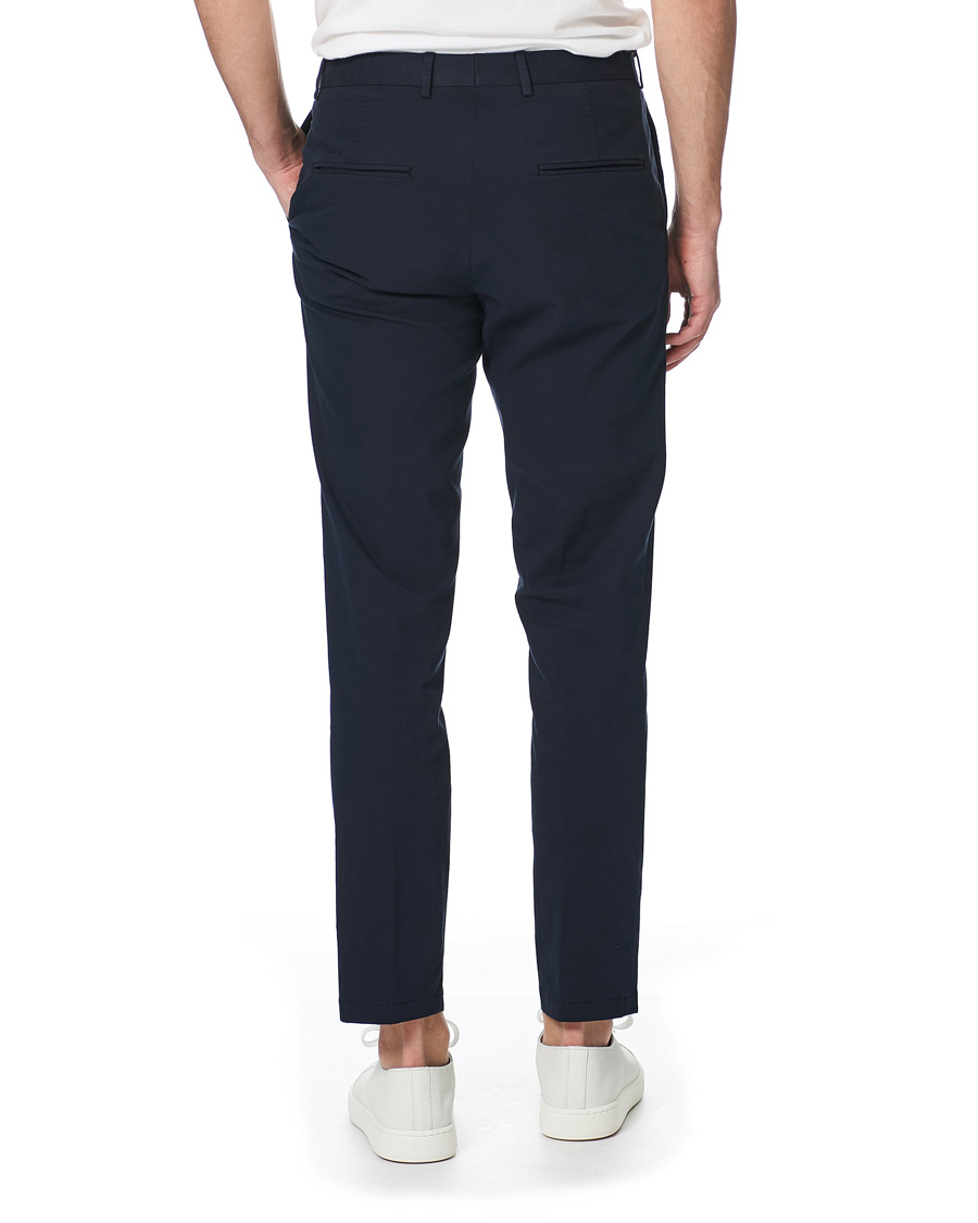 Herre | Bukser | Oscar Jacobson | Denz Cotton Trousers Navy