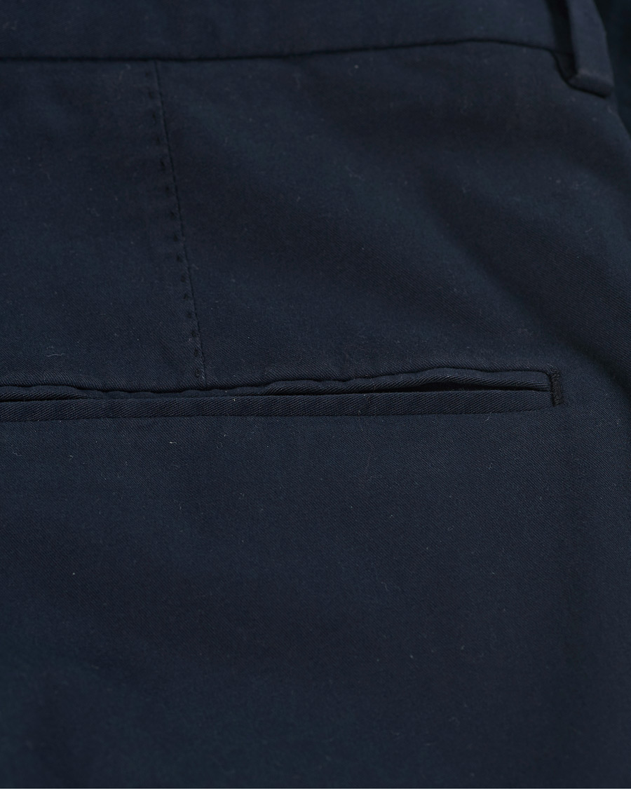 Herre | Bukser | Oscar Jacobson | Denz Cotton Trousers Navy