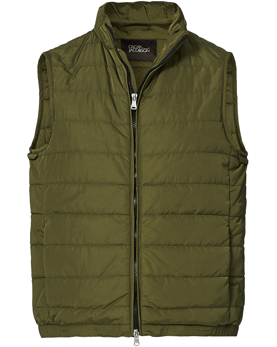 Herre | Jakker | Oscar Jacobson | Liner Evo Waistcoat Green