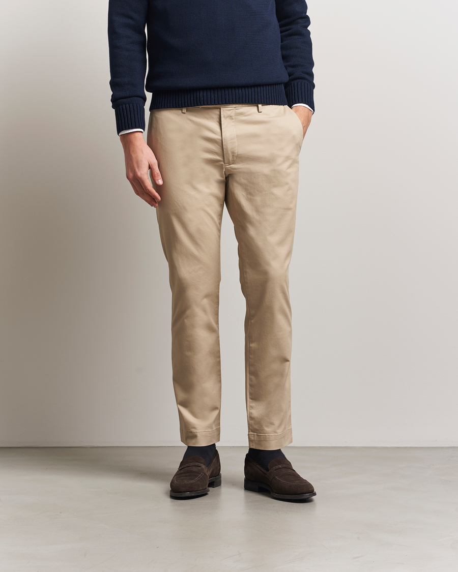 Herre | Jakke og buks | Polo Ralph Lauren | Slim Fit Stretch Chinos Classic Khaki