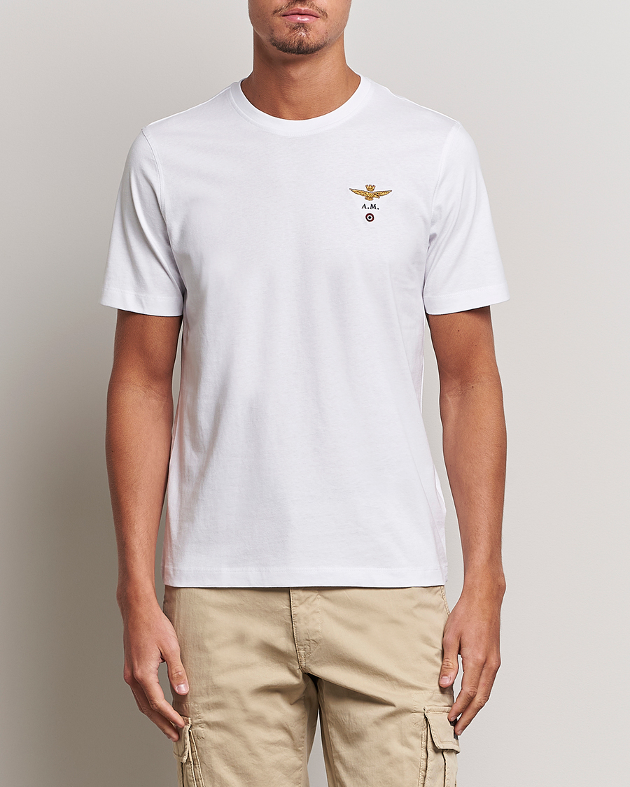 Herre | Udsalg tøj | Aeronautica Militare | TS1580 Crew Neck Tee White