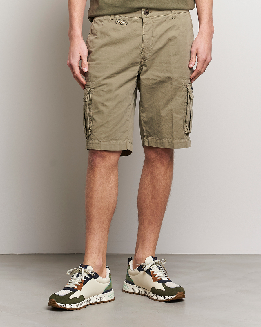 Herre | Udsalg | Aeronautica Militare | BE066 Cargo Shorts Green