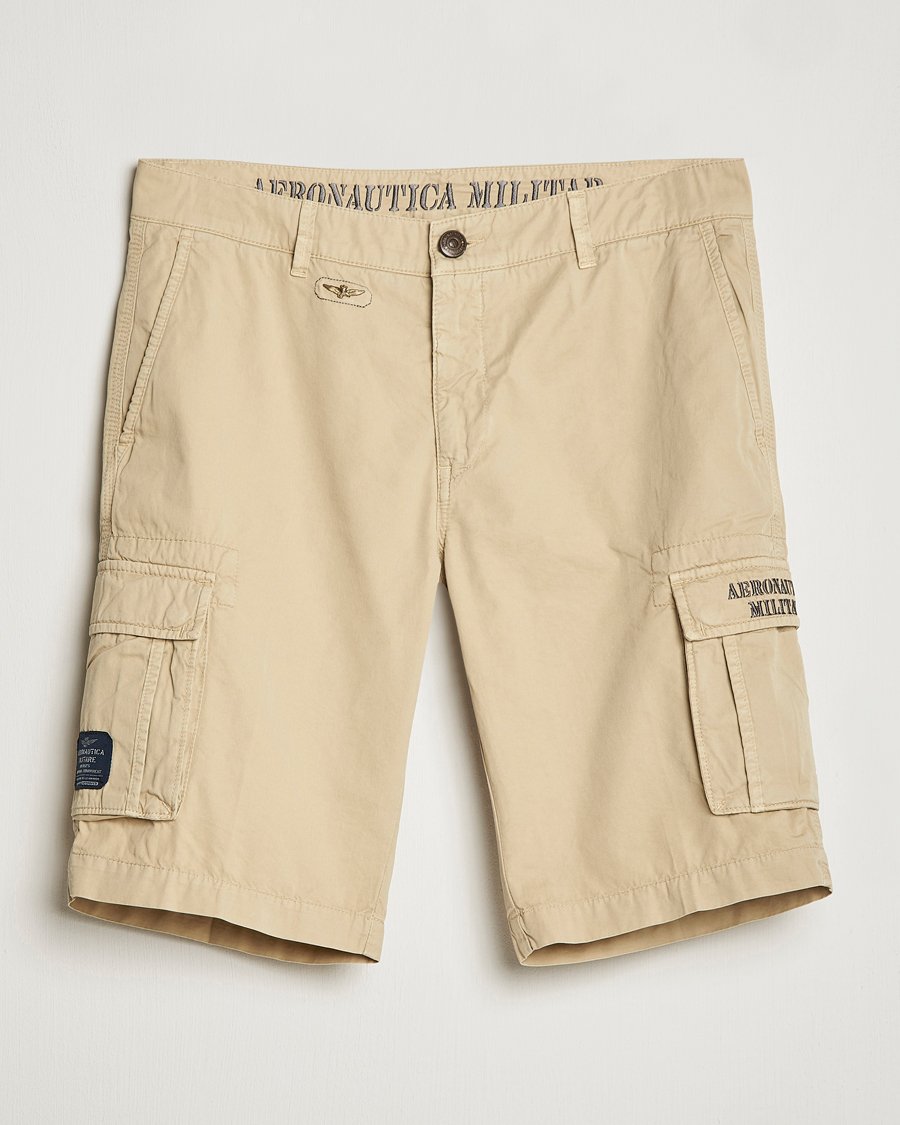 Herre | Shorts | Aeronautica Militare | BE066 Cargo Shorts Sand