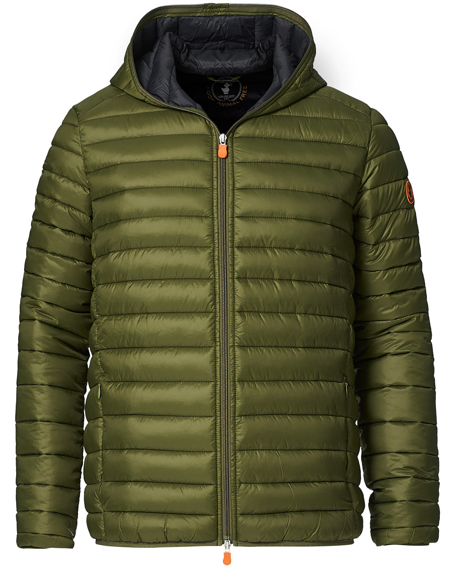 Herre | Jakker | Save The Duck | Donald Lightweight Padded Hooded Jacket Dusty Olive