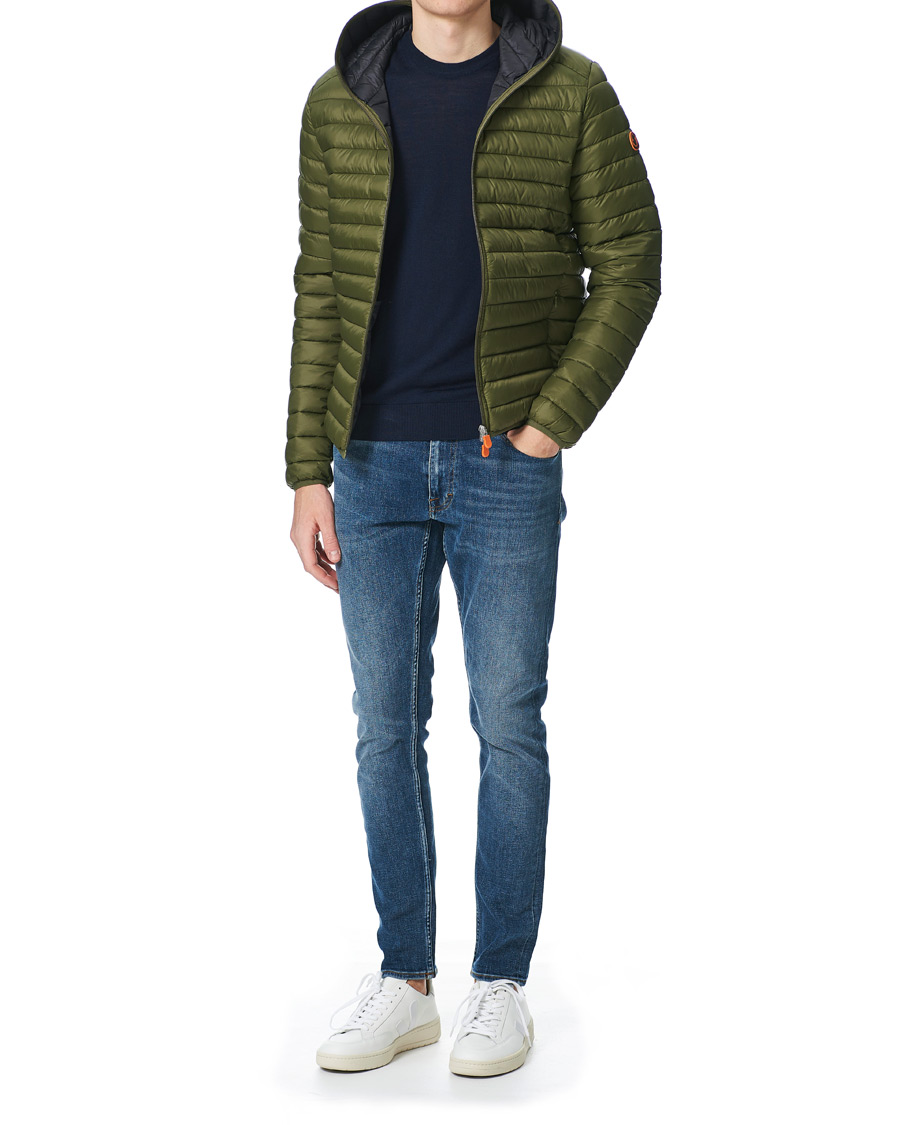 Herre | Jakker | Save The Duck | Donald Lightweight Padded Hooded Jacket Dusty Olive