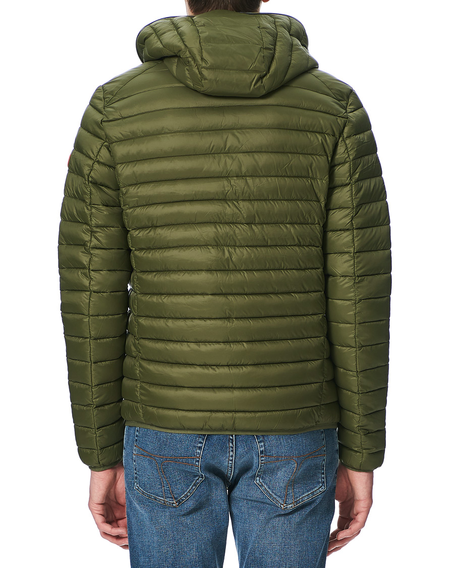 Herre | Jakker | Save The Duck | Donald Lightweight Padded Hooded Jacket Dusty Olive