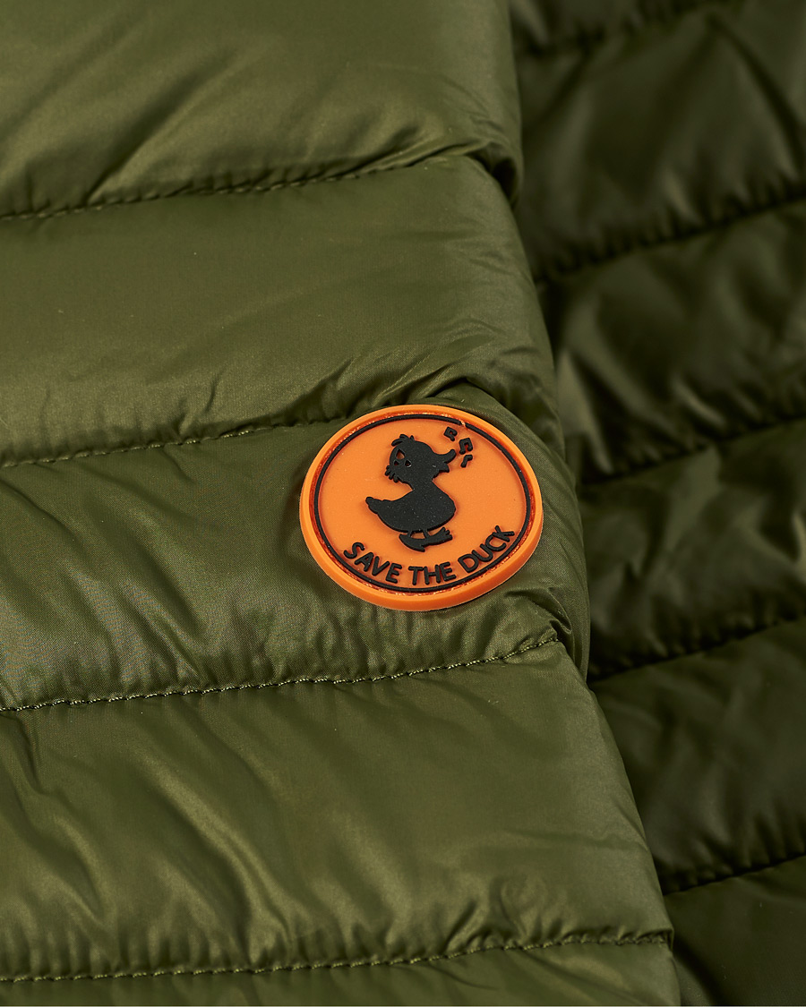 Herre | Jakker | Save The Duck | Donald Lightweight Padded Hooded Jacket Dusty Olive