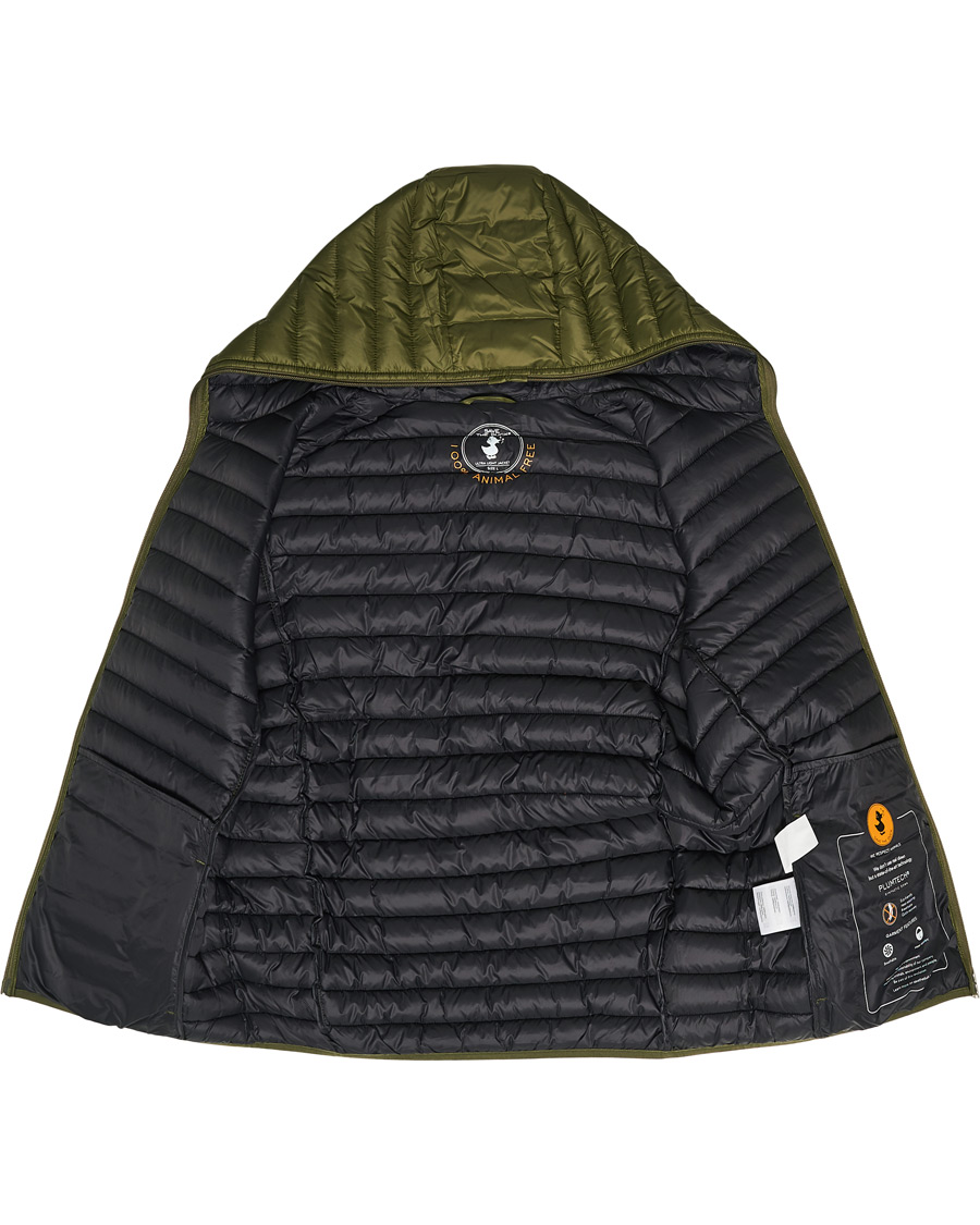 Herre | Jakker | Save The Duck | Donald Lightweight Padded Hooded Jacket Dusty Olive