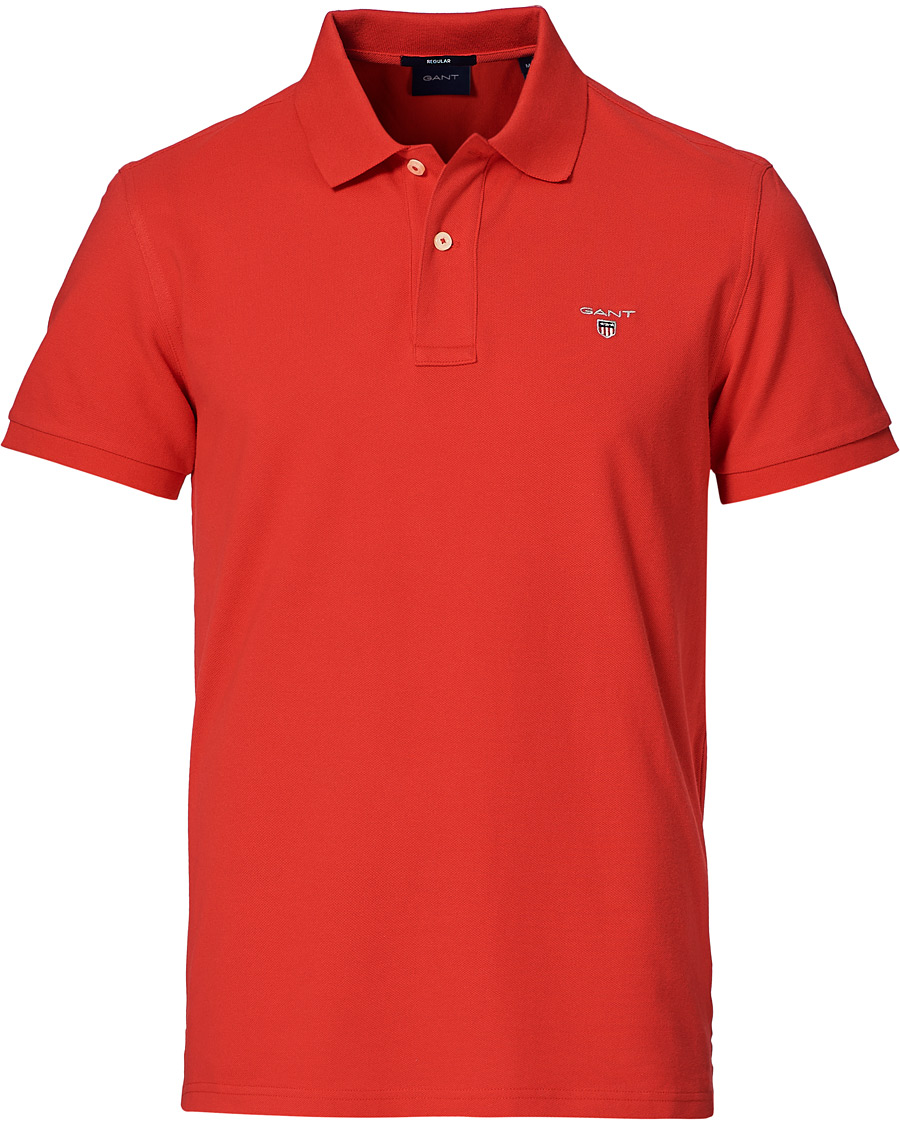 Herre | Polotrøjer | GANT | The Original Polo Bright Red