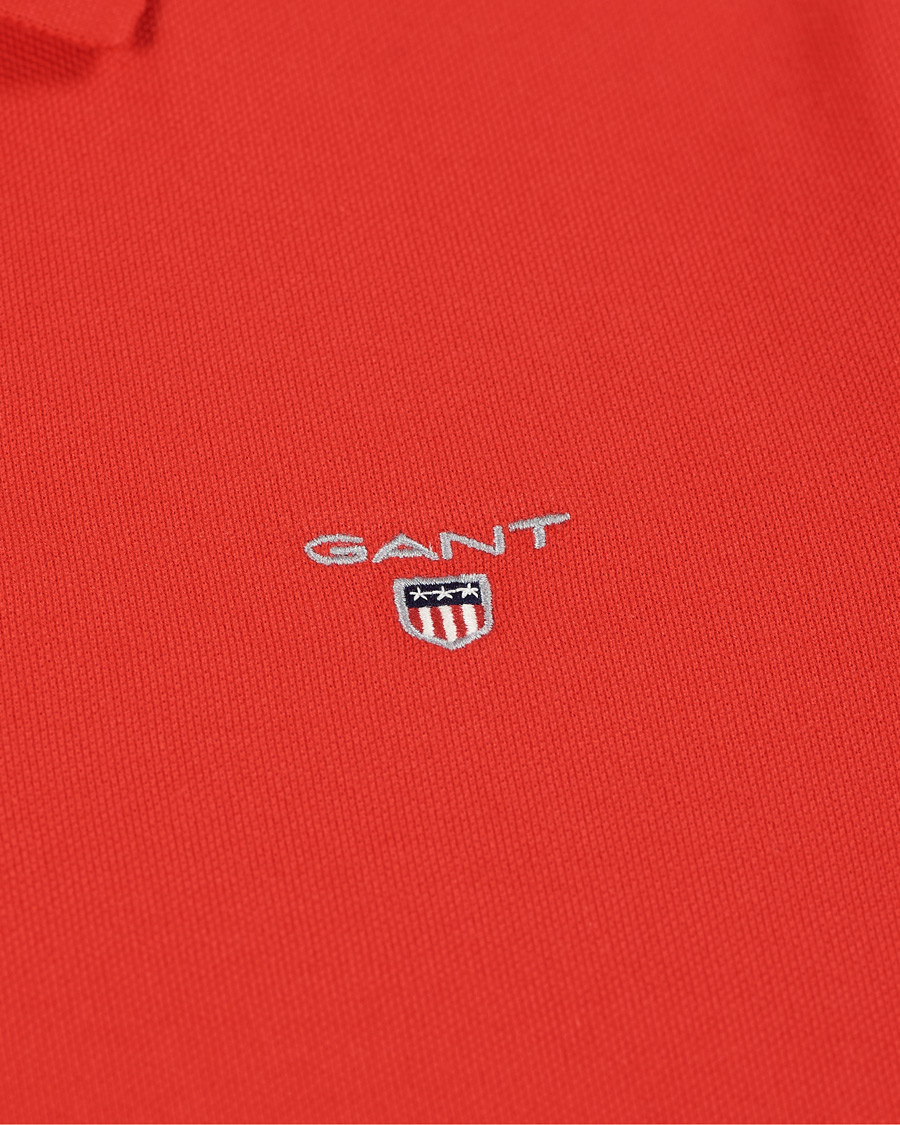 Herre | Polotrøjer | GANT | The Original Polo Bright Red