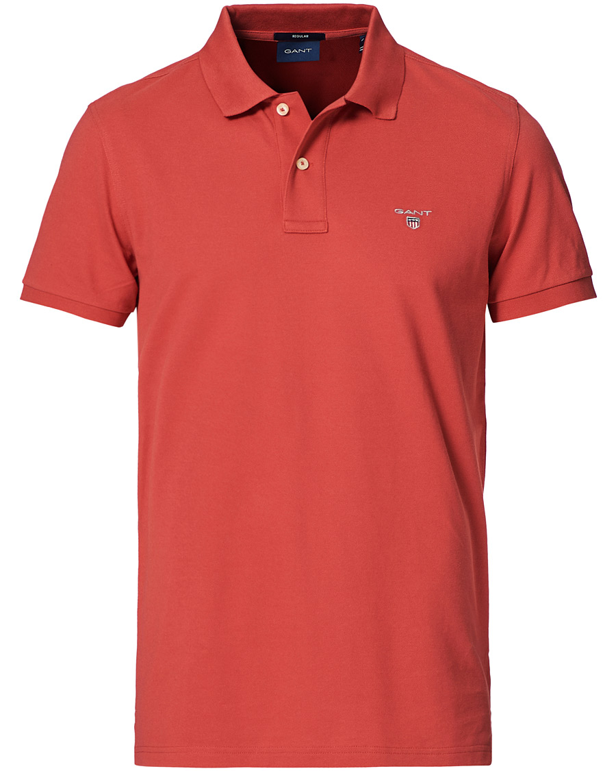 Herre | Polotrøjer | GANT | The Original Polo Cardinal Red