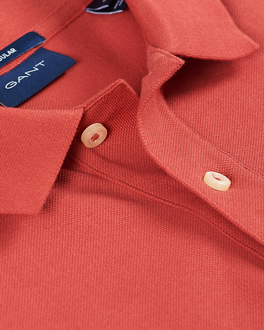Herre | Polotrøjer | GANT | The Original Polo Cardinal Red