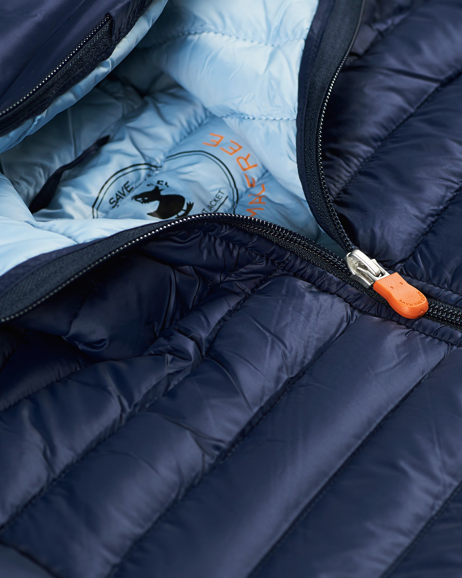 Herre | Jakker | Save The Duck | Donald Lightweight Padded Hooded Jacket Navy