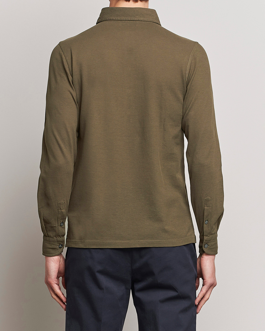 Herre | Skjorter | Gran Sasso | Popover Shirt Dark Brown