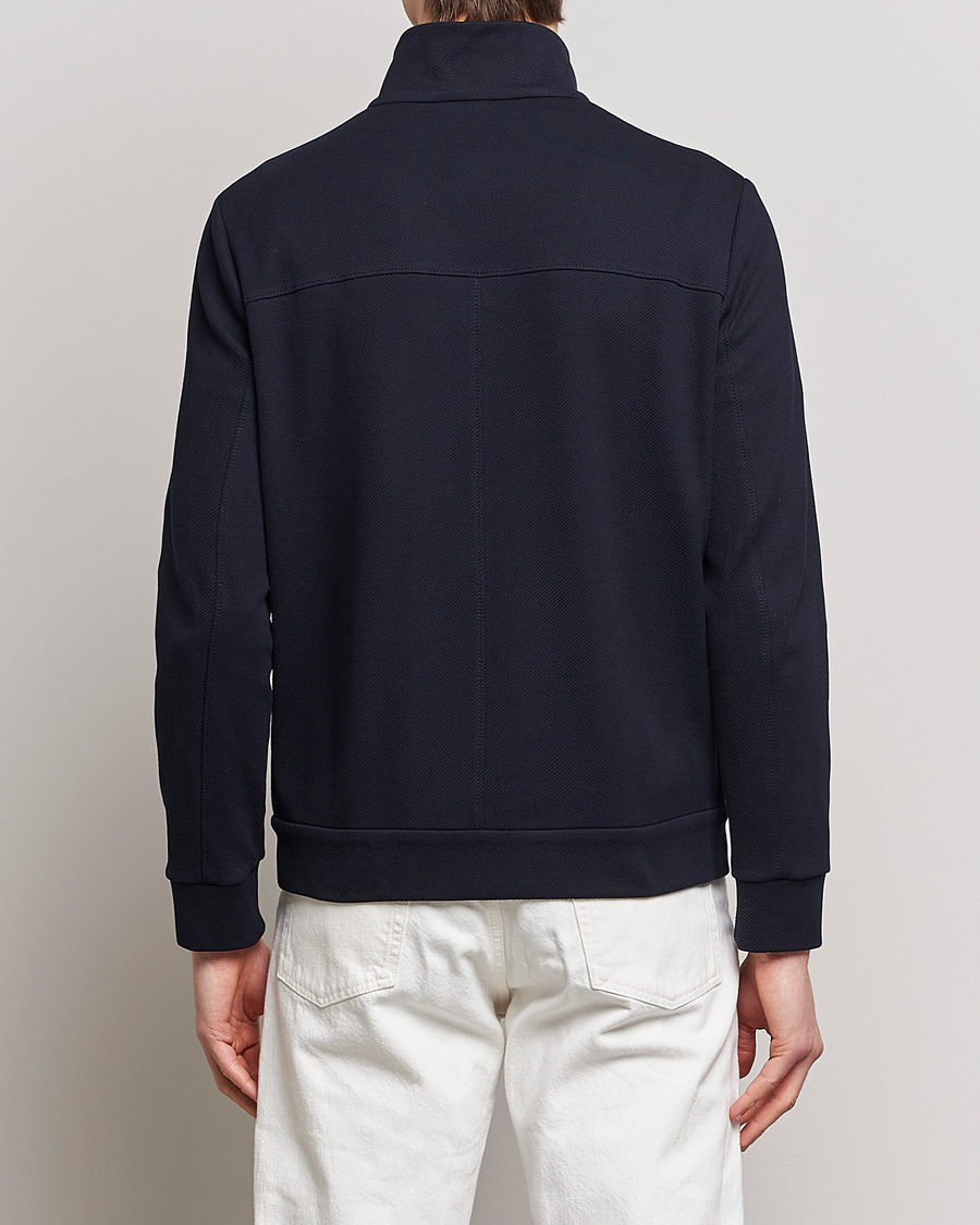 Herre | Jakker | Harris Wharf London | Loro Piana Cavalry Twill Harrington Jacket Dark Blue