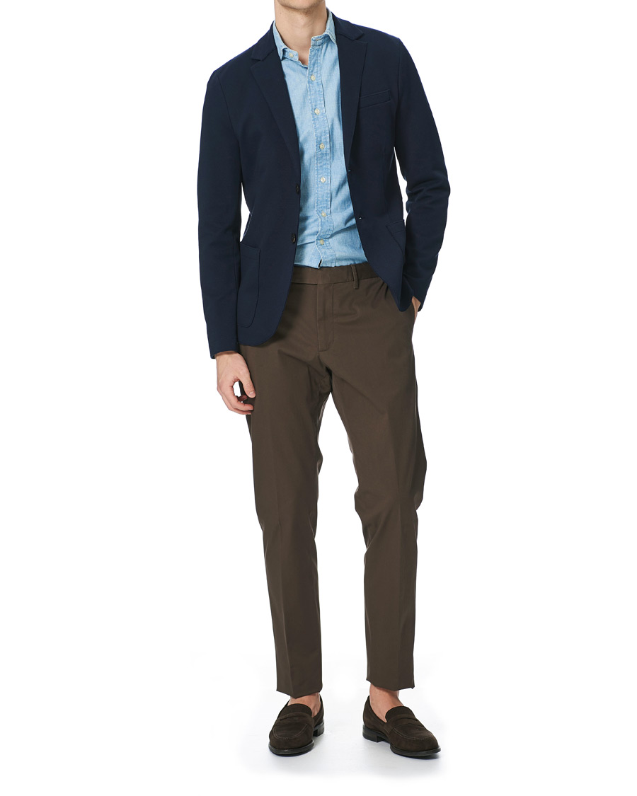 Herre | Blazere & jakker | Harris Wharf London | Stretch Piquet Blazer Navy