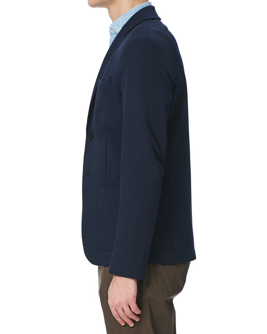 Herre | Blazere & jakker | Harris Wharf London | Stretch Piquet Blazer Navy