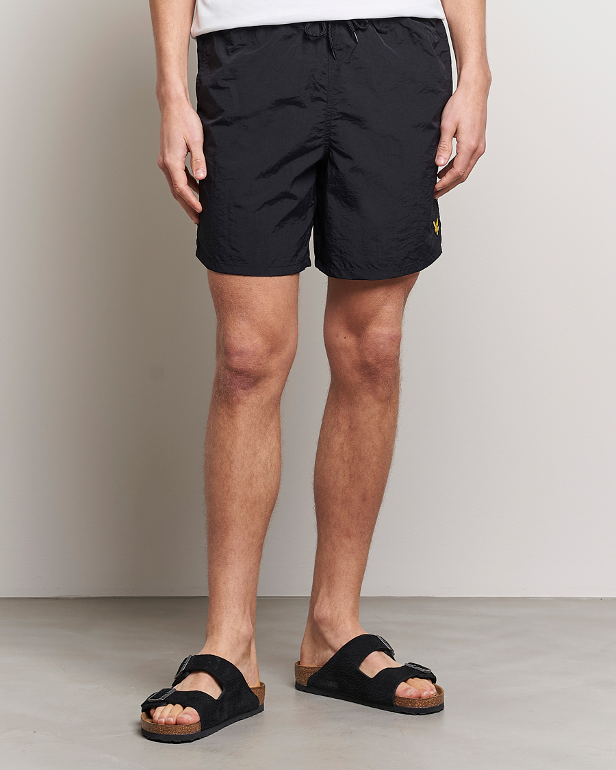 Herre | Badebukser | Lyle & Scott | Plain Swimshorts Black
