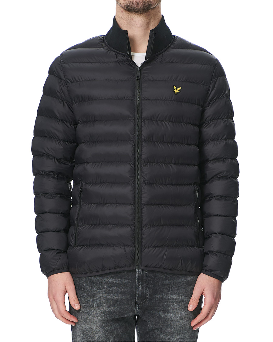 Herre | Jakker | Lyle & Scott | Packable Puffer Jacket Jet Black