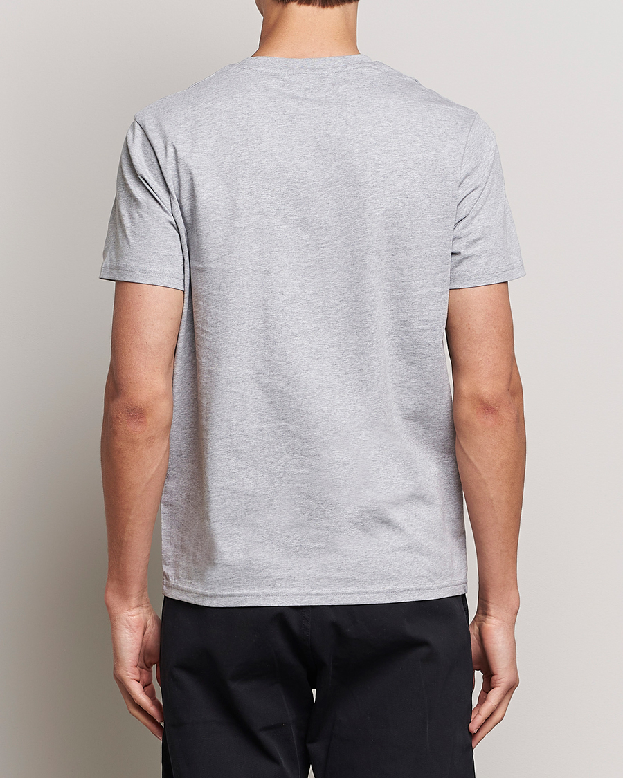 Herre | T-Shirts | Lyle & Scott | Crew Neck Organic Cotton T-Shirt Light Grey Marl