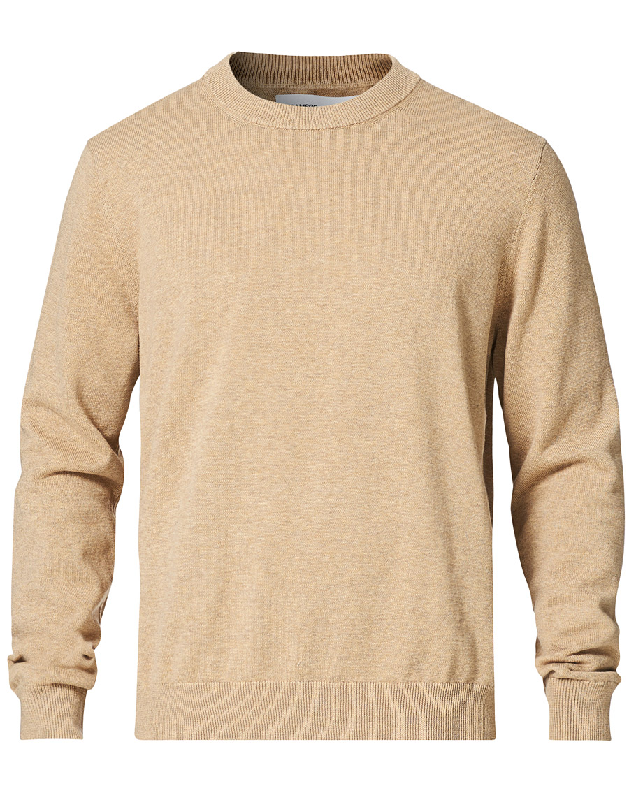 Herre | Trøjer | Samsøe Samsøe | Samsøe & Samsøe Thijs Cotton/Cashmere Crew Neck Humus