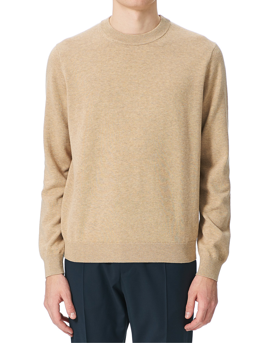Herre | Trøjer | Samsøe Samsøe | Samsøe & Samsøe Thijs Cotton/Cashmere Crew Neck Humus