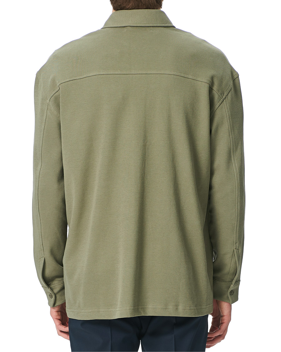 Herre | Trøjer | Samsøe Samsøe | Samsøe & Samsøe Abuto Cotton Piquet Shirt Deep Lichen Green