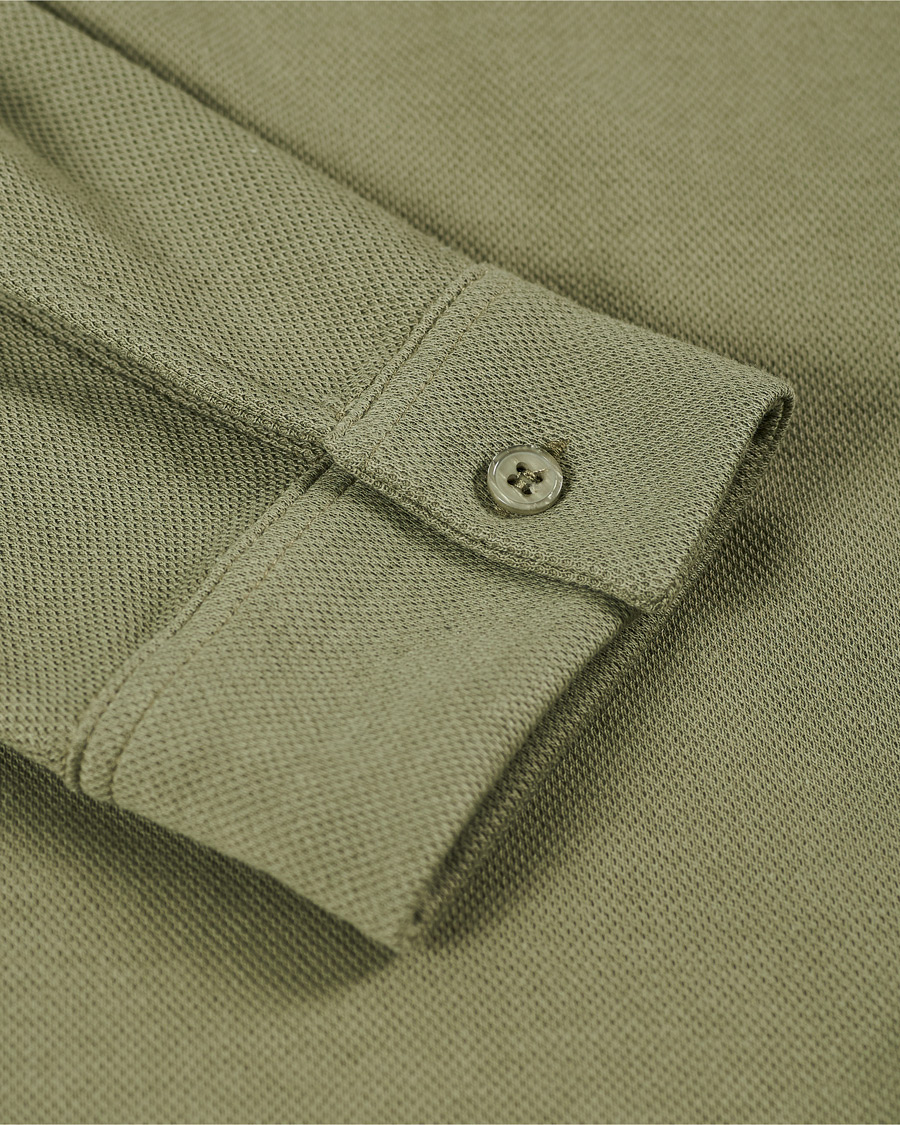 Herre | Trøjer | Samsøe Samsøe | Samsøe & Samsøe Abuto Cotton Piquet Shirt Deep Lichen Green