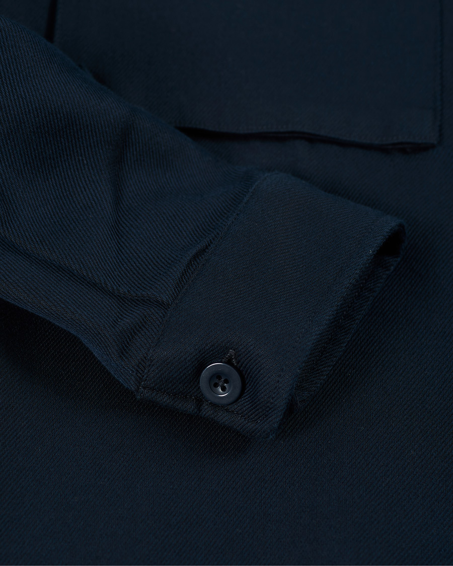 Herre | Skjorter | Samsøe Samsøe | Samsøe & Samsøe Vega Cotton/Lyocel Shirt Jacket Sky Captain