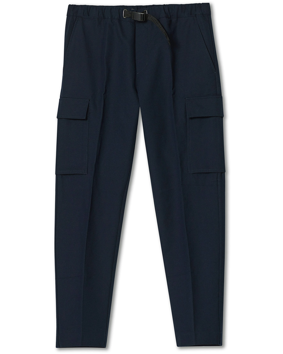 Herre | Bukser | Samsøe Samsøe | Samsøe & Samsøe Agnar Cotton/Wool Cargo Pants Sky Captain