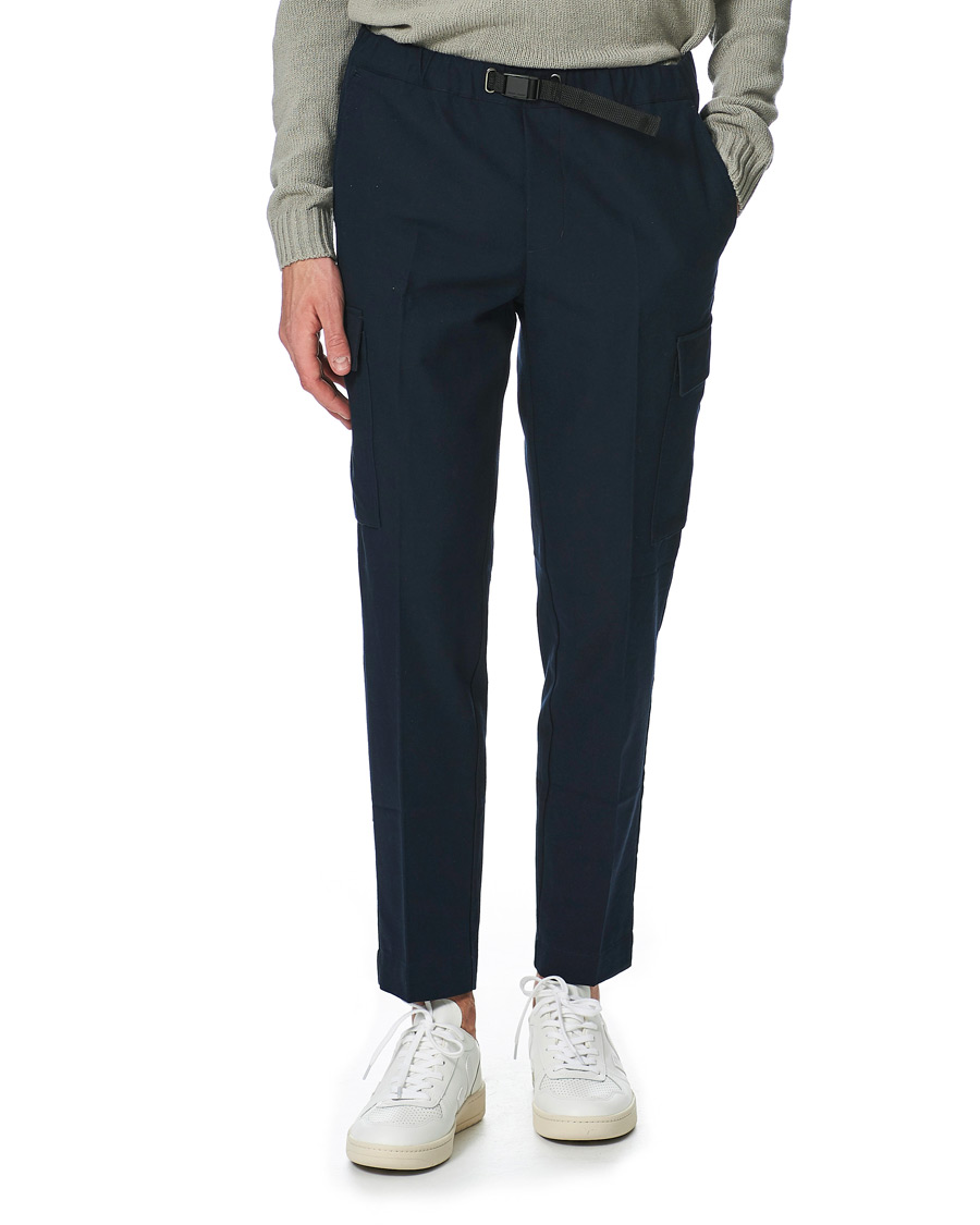 Herre | Bukser | Samsøe Samsøe | Samsøe & Samsøe Agnar Cotton/Wool Cargo Pants Sky Captain
