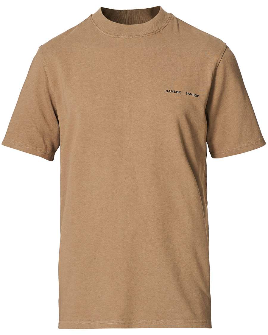 Herre | T-Shirts | Samsøe Samsøe | Samsøe & Samsøe Norsbro Short Sleeve Logo Tee Caribou