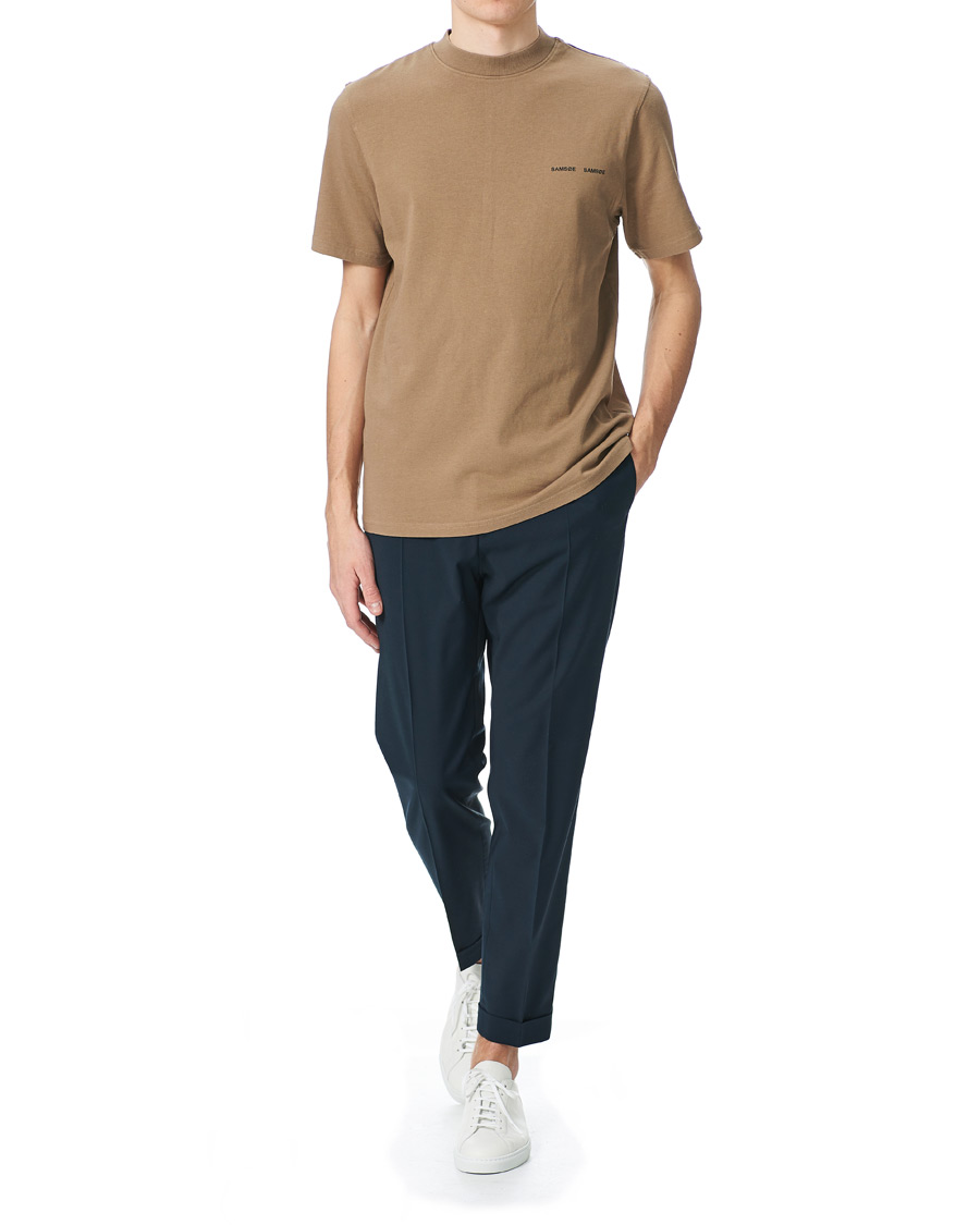 Herre | T-Shirts | Samsøe Samsøe | Samsøe & Samsøe Norsbro Short Sleeve Logo Tee Caribou