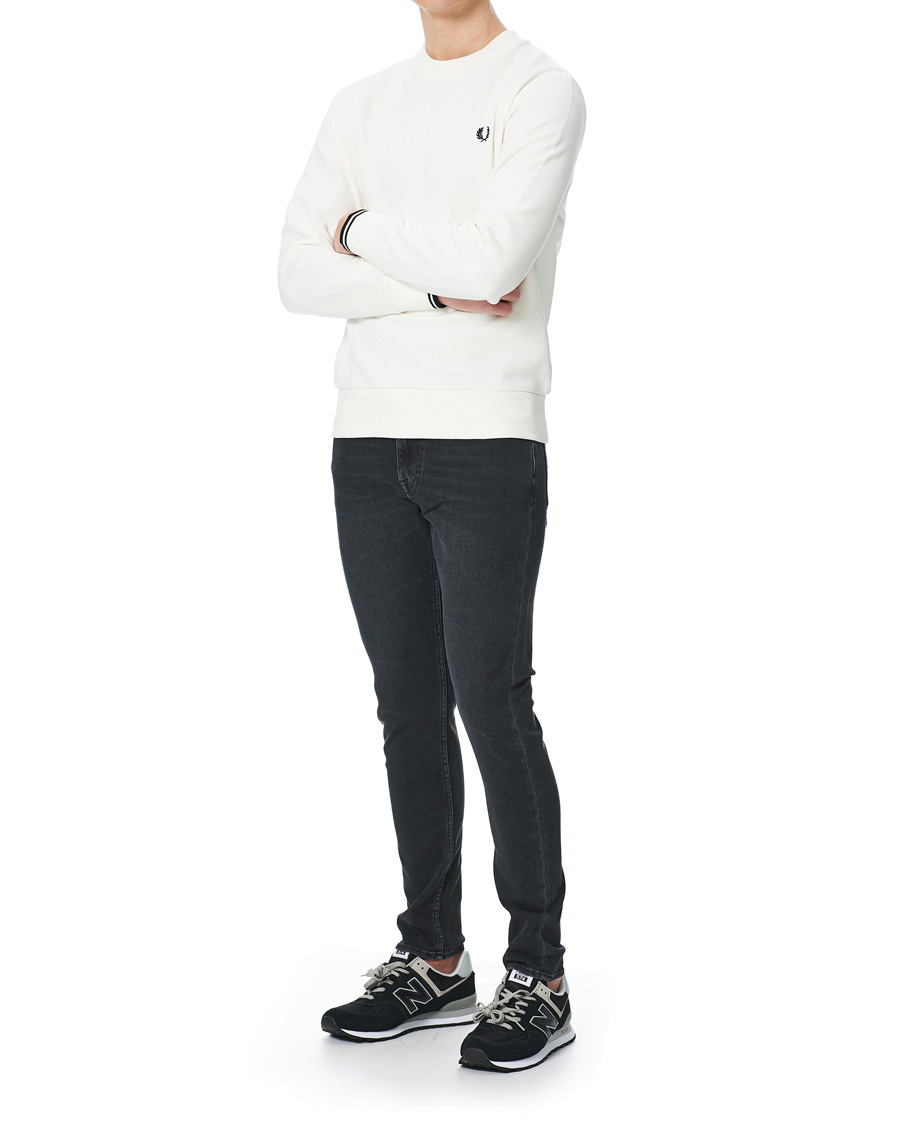 Herre | Trøjer | Fred Perry | Crew Neck Sweatshirt Snow White