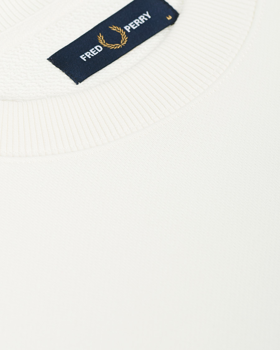 Herre | Trøjer | Fred Perry | Crew Neck Sweatshirt Snow White