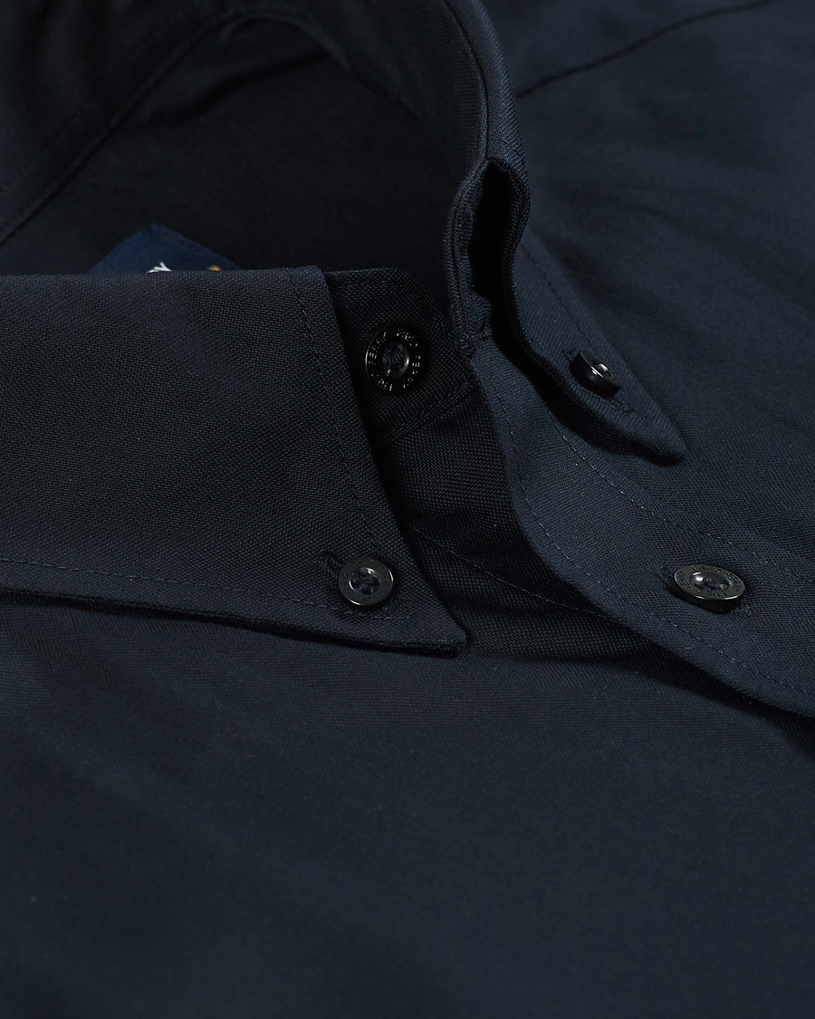 Herre | Skjorter | Fred Perry | Short Sleeve Oxford Shirt Navy