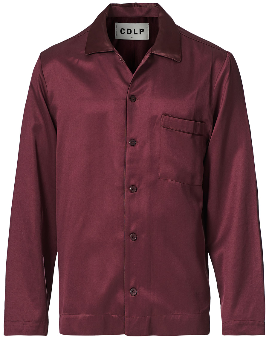 Herre | Pyjamastrøjer | CDLP | Home Suit Long Sleeve Top Burgundy