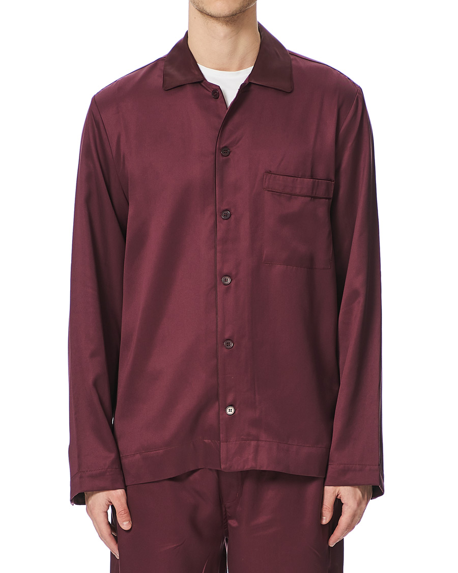 Herre | Pyjamas & Morgenkåber | CDLP | Home Suit Long Sleeve Top Burgundy