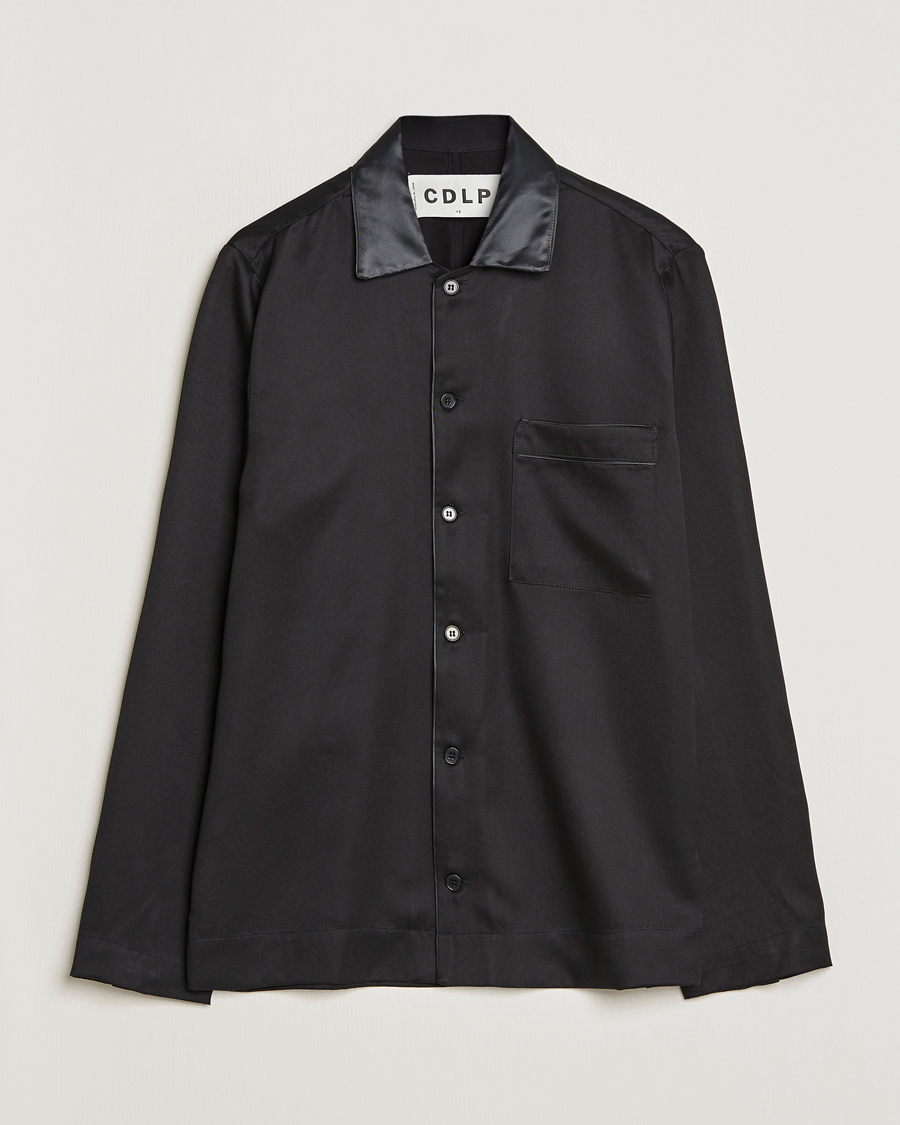 Herre | Pyjamastrøjer | CDLP | Home Suit Long Sleeve Top Black