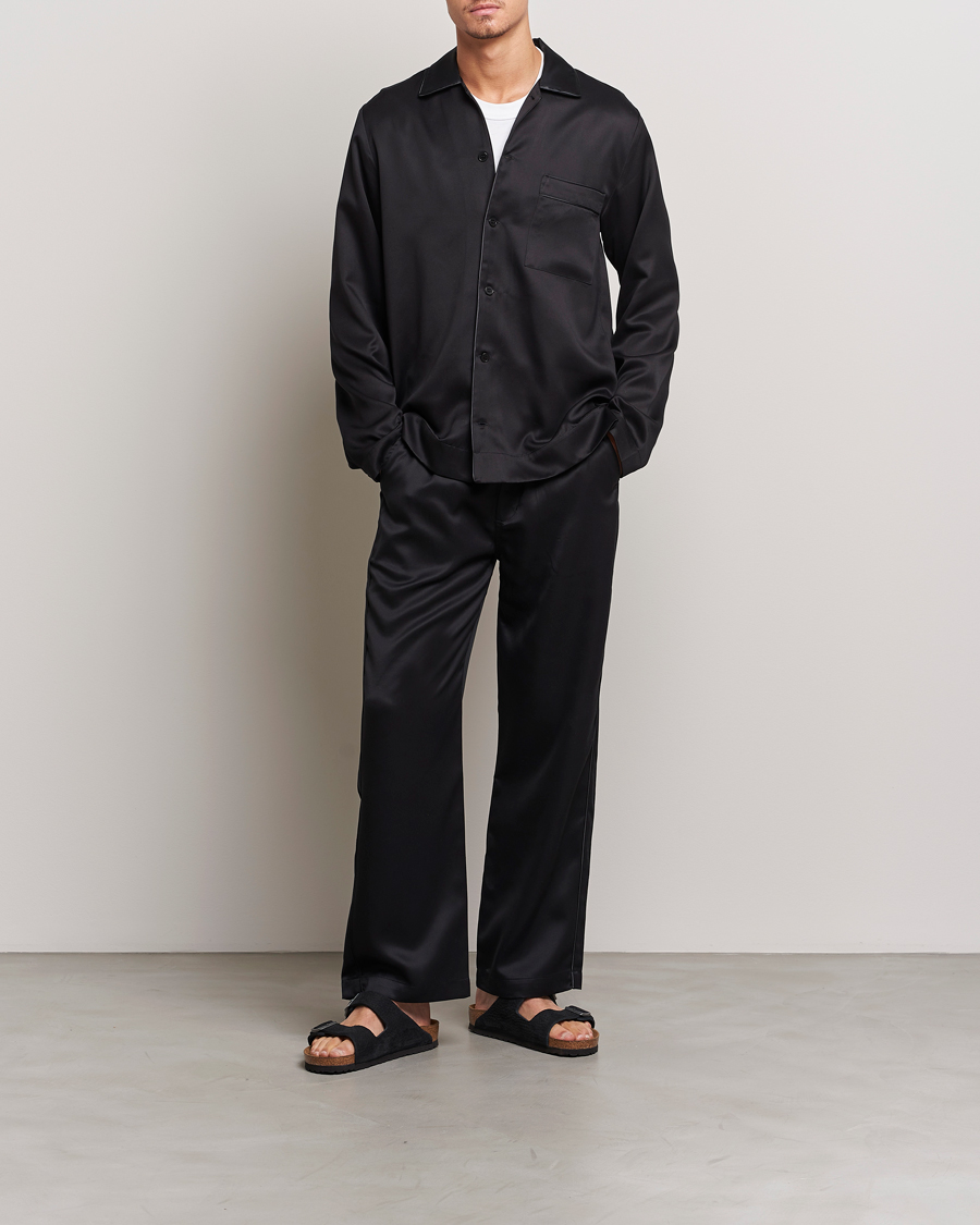 Herre | Pyjamas & Morgenkåber | CDLP | Home Suit Long Sleeve Top Black