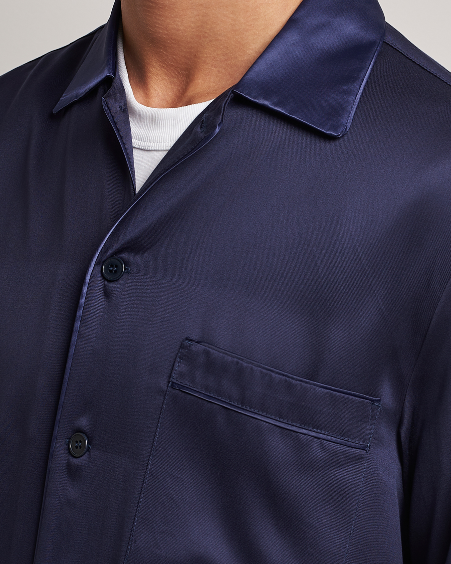 Herre | Pyjamas & Morgenkåber | CDLP | Home Suit Long Sleeve Top Navy Blue