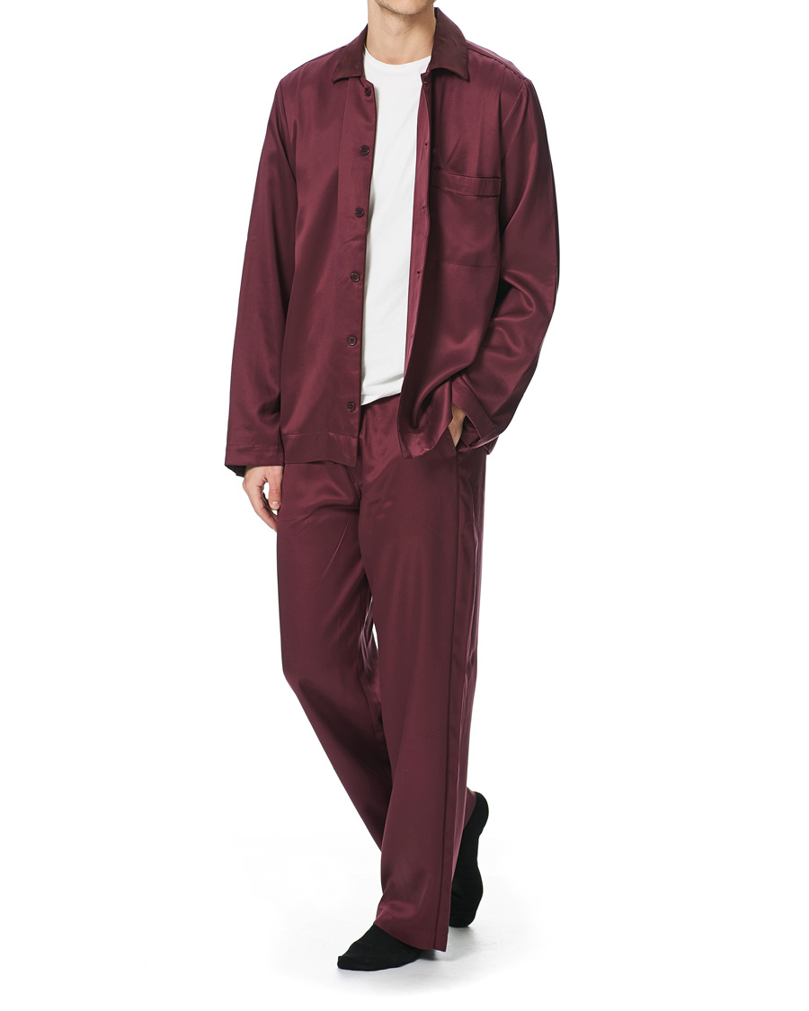 Herre | Pyjamas & Morgenkåber | CDLP | Home Suit Long Bottom Burgundy