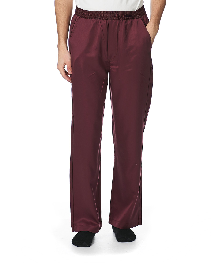 Herre | Pyjamas & Morgenkåber | CDLP | Home Suit Long Bottom Burgundy