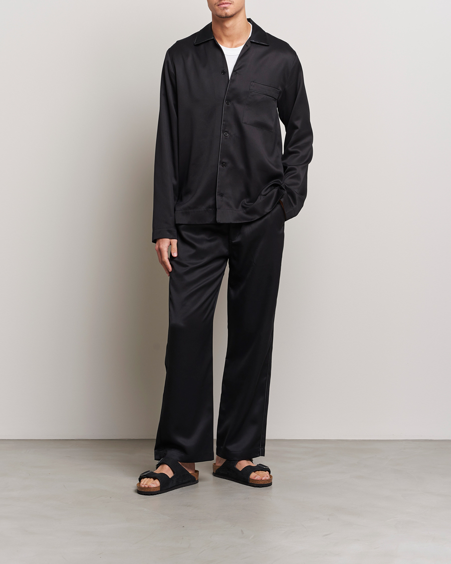 Herre | Loungewear | CDLP | Home Suit Long Bottom Black