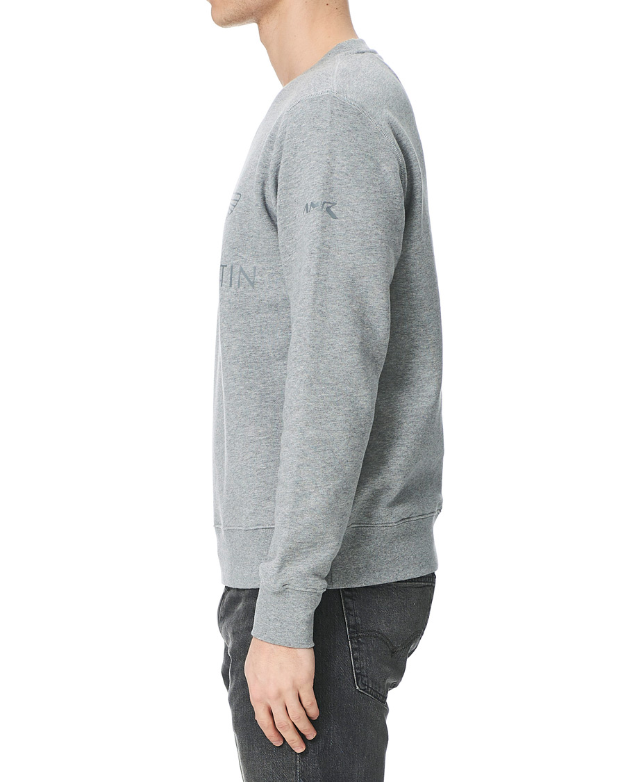 Herre | Trøjer | Hackett | AMR Wings Logo Sweatshirt Grey Marl