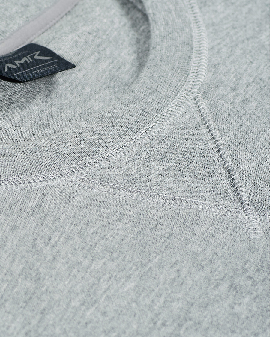 Herre | Trøjer | Hackett | AMR Wings Logo Sweatshirt Grey Marl
