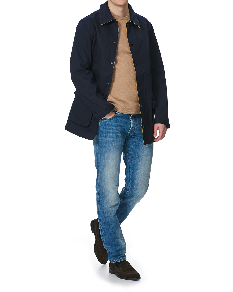 Herre | Jakker | Hackett | Summer Car Coat Navy