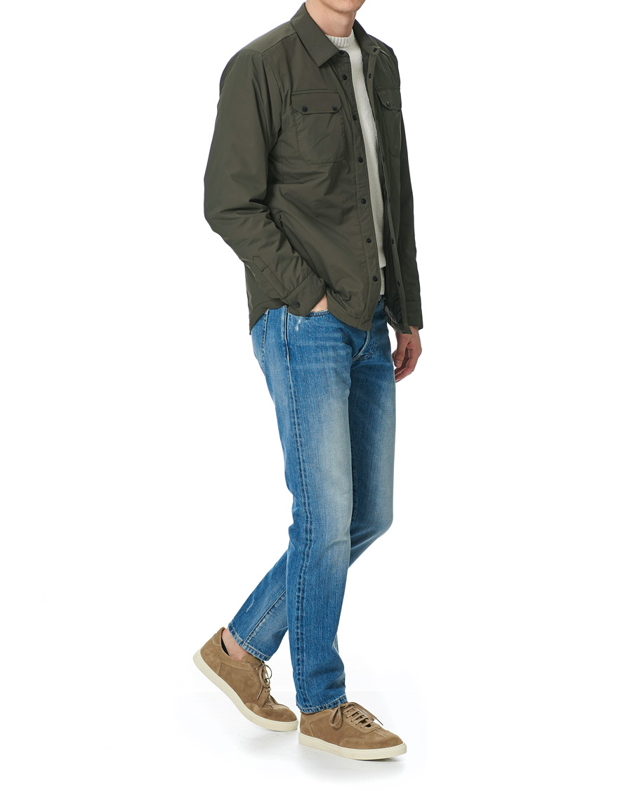 Herre | Scandinavian Edition Move Light Padded Shirt Jacket Dark Olive | Scandinavian Edition | Move Light Padded Shirt Jacket Dark Olive