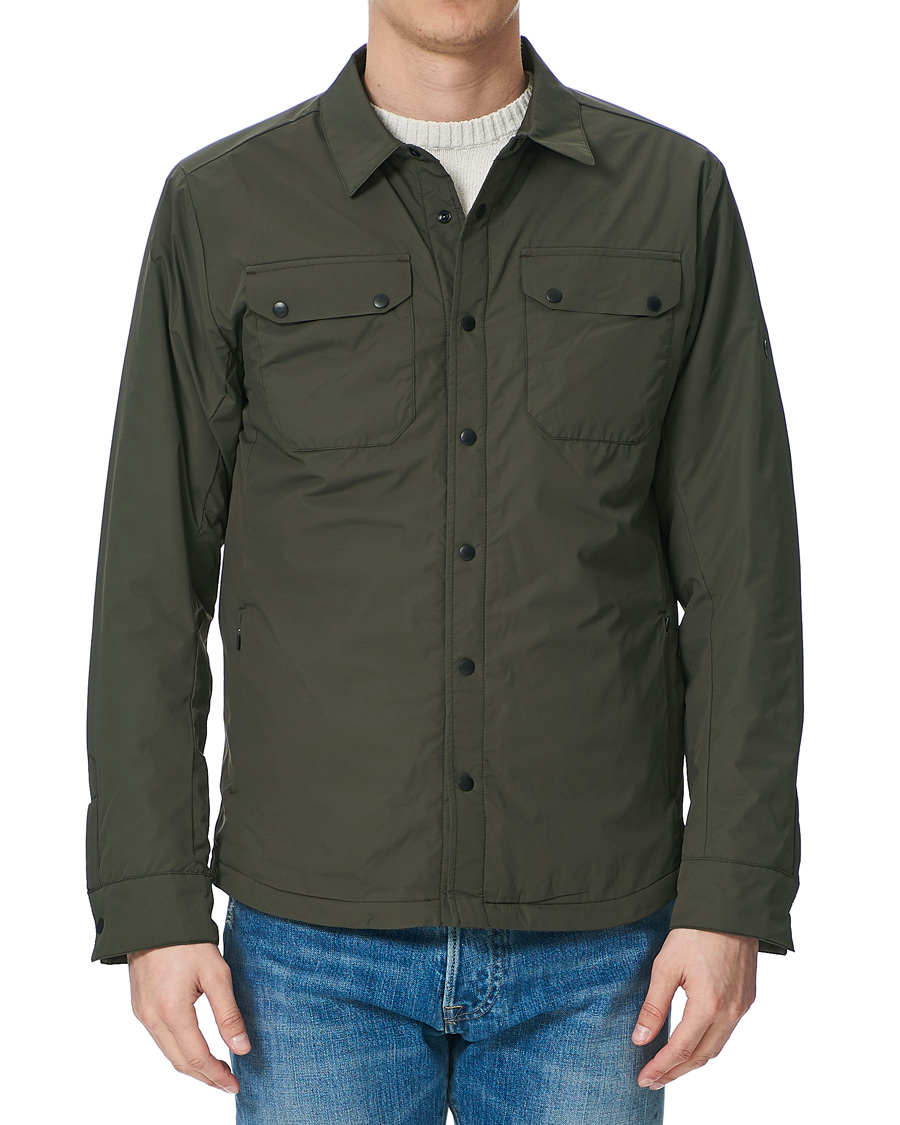 Herre | Scandinavian Edition Move Light Padded Shirt Jacket Dark Olive | Scandinavian Edition | Move Light Padded Shirt Jacket Dark Olive