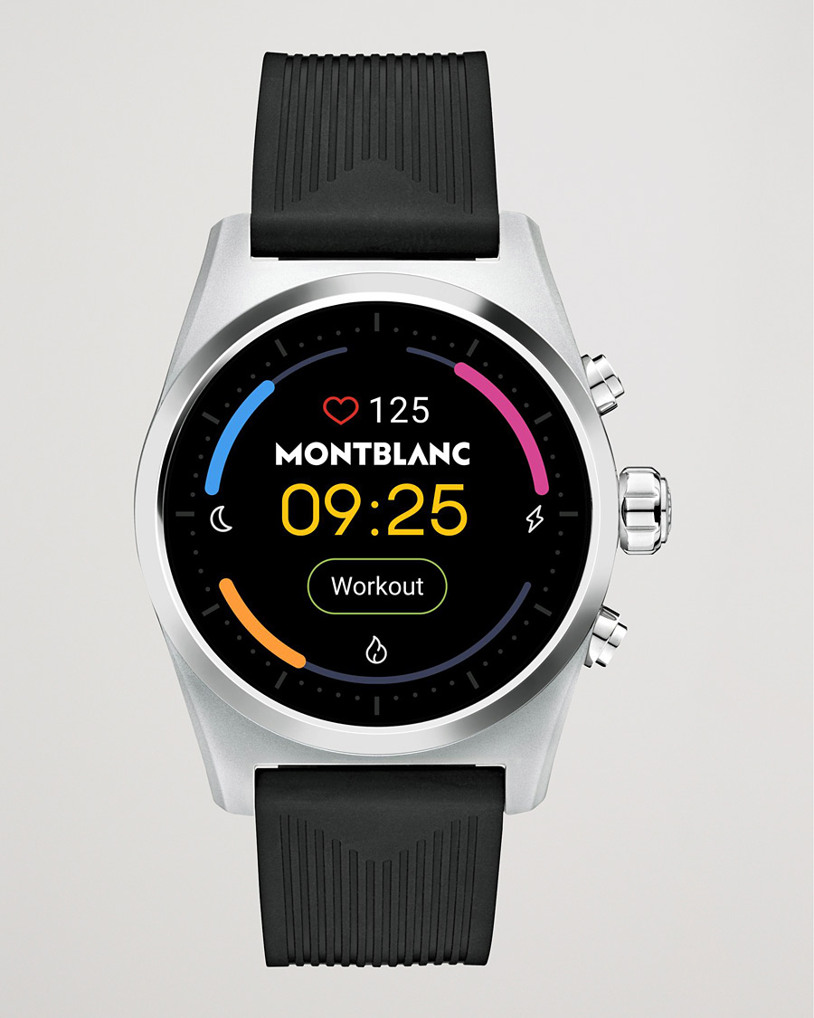 Herre | | Montblanc | Summit Lite Smartwatch Grey/Black Rubber Strap